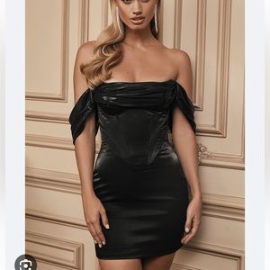 House of CB Lucinda Off-shoulder Mini Dress